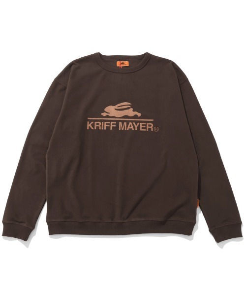 KRIFF MAYER（クリフメイヤー）の「【ストレッチ】もちのびロゴロンT（Tシャツ/カットソー・メンズ・グレー/ダークブルー/レッド/ダークブラウン/ナチュラル/ブラック/カラフル・LARGE/MEDIUM/X-LARGE）」の11枚目の写真