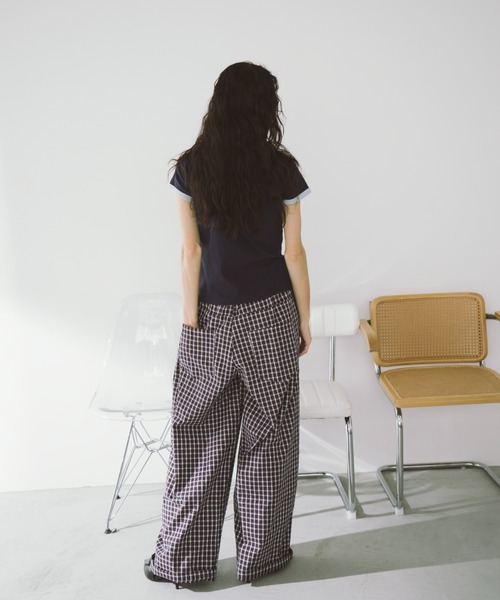 duei(デュイ)の「コンパクトリンガーTシャツ(Tシャツ/カットソー・レディース・ライトグレー/ネイビー・FREE)」の20枚目の写真