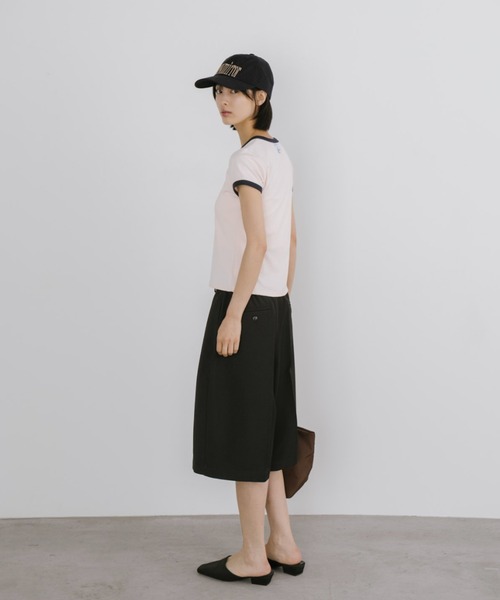 duei(デュイ)の「コンパクトリンガーTシャツ(Tシャツ/カットソー・レディース・ライトグレー/ネイビー/ブラック/ピンク・FREE)」の16枚目の写真