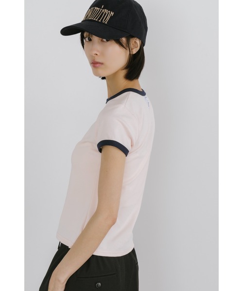 duei(デュイ)の「コンパクトリンガーTシャツ(Tシャツ/カットソー・レディース・ライトグレー/ネイビー/ブラック/ピンク・FREE)」の13枚目の写真