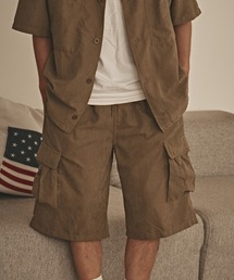 ALL RUNS（オールランズ）の「ポリスウェード ハーフカーゴパンツ（カーゴパンツ）」