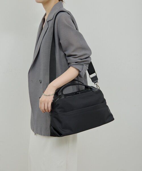 GALLARDAGALANTE（ガリャルダガランテ）の「【撥水加工】【2.718】ボストンバッグ（ボストンバッグ・レディース・ブラック/ベージュ・FREE）」の5枚目の写真