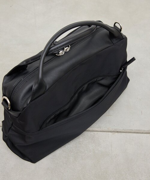 GALLARDAGALANTE（ガリャルダガランテ）の「【撥水加工】【2.718】ボストンバッグ（ボストンバッグ・レディース・ブラック/ベージュ・FREE）」の11枚目の写真