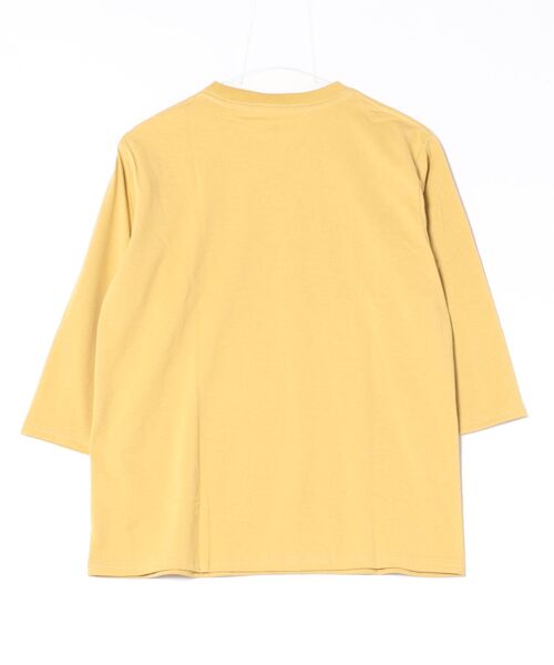 Mac-House（マックハウス）の「T-GRAPHICS ラインアート 7分袖Tシャツ（Tシャツ/カットソー・メンズ・パープル/ネイビー/ブラック/イエロー/ホワイト・S/XL/L/M）」の21枚目の写真