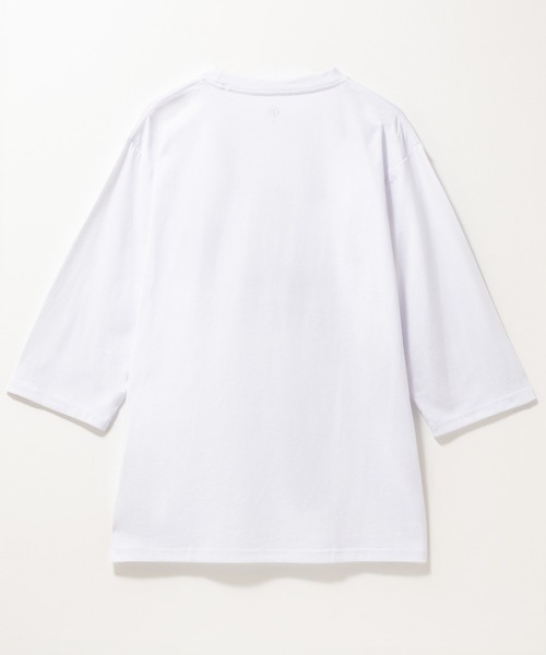 Mac-House（マックハウス）の「T-GRAPHICS ラインアート 7分袖Tシャツ（Tシャツ/カットソー・メンズ・パープル/ネイビー/ブラック/イエロー/ホワイト・S/XL/L/M）」の7枚目の写真