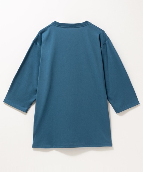 Mac-House（マックハウス）の「T-GRAPHICS ラインアート 7分袖Tシャツ（Tシャツ/カットソー・メンズ・パープル/ネイビー/ブラック/イエロー/ホワイト・S/XL/L/M）」の13枚目の写真