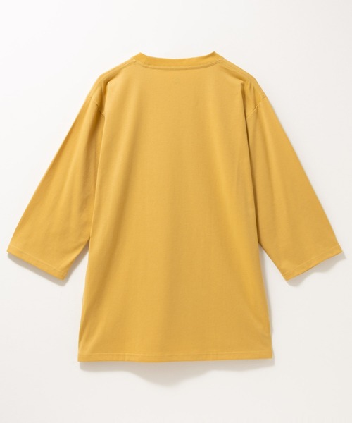 Mac-House（マックハウス）の「T-GRAPHICS ラインアート 7分袖Tシャツ（Tシャツ/カットソー・メンズ・パープル/ネイビー/ブラック/イエロー/ホワイト・S/XL/L/M）」の19枚目の写真