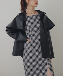 ECREL（エクレール）の「チェックスリットレースワンピース（ワンピース）」