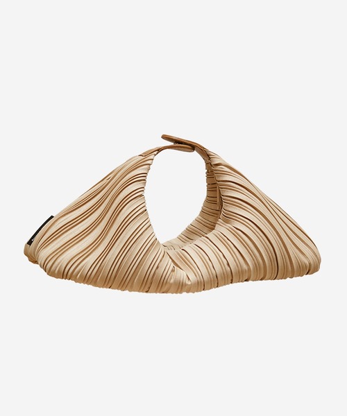 BLUEORB（ブルーオーブ）の「Cocoon bag ハンドバッグ プリーツバッグ（ハンドバッグ・レディース・ブラック/オリーブ/ベージュ・ONESIZE）」の19枚目の写真