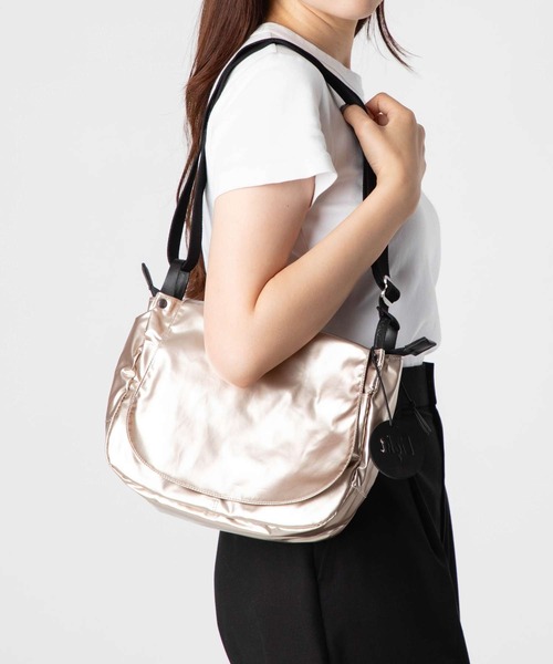 Jack Gomme（ジャックゴム）の「JACK GOMME Paris NICO LIGHT SHOULDER BAG ジャックゴム パリス ニコ ショルダーバッグ（ショルダーバッグ・レディース・ホワイト系1/ベージュ系1/グリーン系1・FREE）」の5枚目の写真