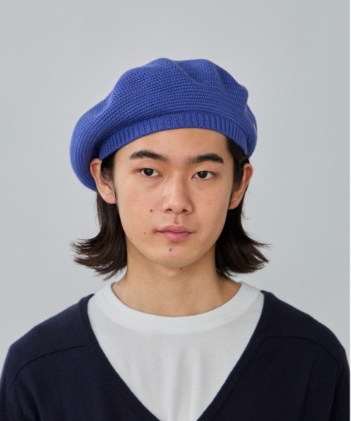 OVERRIDE(オーバーライド)の「OVERRIDE WASHABLE WOOL TAM BERET / オーバーライド(ハンチング/ベレー帽・メンズ・ブラック/グレー/ブルー・57~59cm)」の1枚目の写真
