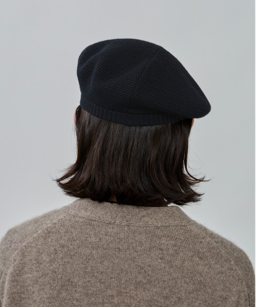OVERRIDE(オーバーライド)の「OVERRIDE WASHABLE WOOL TAM BERET / オーバーライド(ハンチング/ベレー帽・メンズ・ブラック/グレー/ブルー・57~59cm)」の14枚目の写真