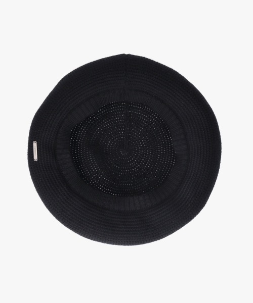 OVERRIDE(オーバーライド)の「OVERRIDE WASHABLE WOOL TAM BERET / オーバーライド(ハンチング/ベレー帽・メンズ・ブラック/グレー/ブルー・57~59cm)」の17枚目の写真