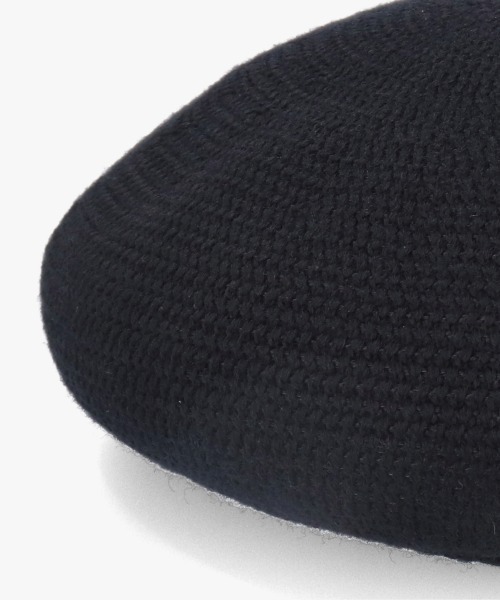 OVERRIDE(オーバーライド)の「OVERRIDE WASHABLE WOOL TAM BERET / オーバーライド(ハンチング/ベレー帽・メンズ・ブラック/グレー/ブルー・57~59cm)」の19枚目の写真