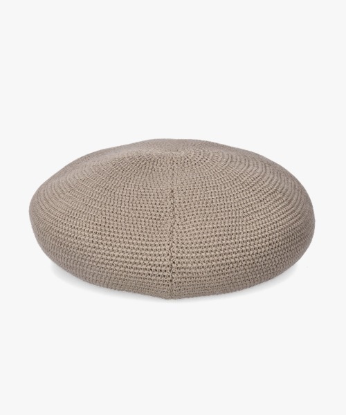 OVERRIDE(オーバーライド)の「OVERRIDE WASHABLE WOOL TAM BERET / オーバーライド(ハンチング/ベレー帽・メンズ・ブラック/グレー/ブルー・57~59cm)」の6枚目の写真