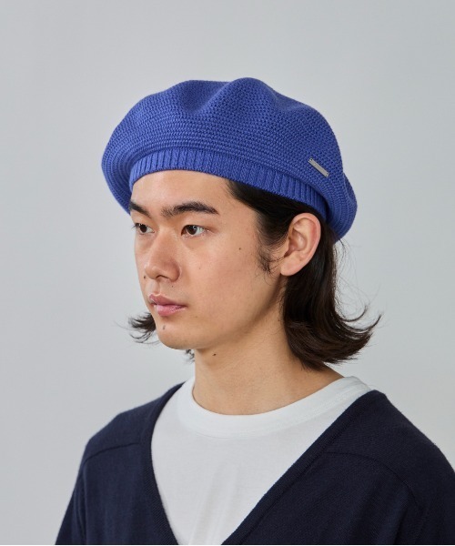 OVERRIDE(オーバーライド)の「OVERRIDE WASHABLE WOOL TAM BERET / オーバーライド(ハンチング/ベレー帽・メンズ・ブラック/グレー/ブルー・57~59cm)」の7枚目の写真