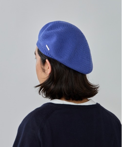 OVERRIDE(オーバーライド)の「OVERRIDE WASHABLE WOOL TAM BERET / オーバーライド(ハンチング/ベレー帽・メンズ・ブラック/グレー/ブルー・57~59cm)」の8枚目の写真