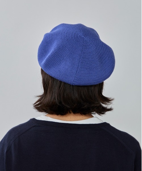 OVERRIDE(オーバーライド)の「OVERRIDE WASHABLE WOOL TAM BERET / オーバーライド(ハンチング/ベレー帽・メンズ・ブラック/グレー/ブルー・57~59cm)」の9枚目の写真