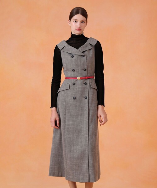 【新品】アナイ ポリツイルオフショルワンピース ポリツイルオフショルワンピース（ワンピース）｜ANAYI（アナイ）の