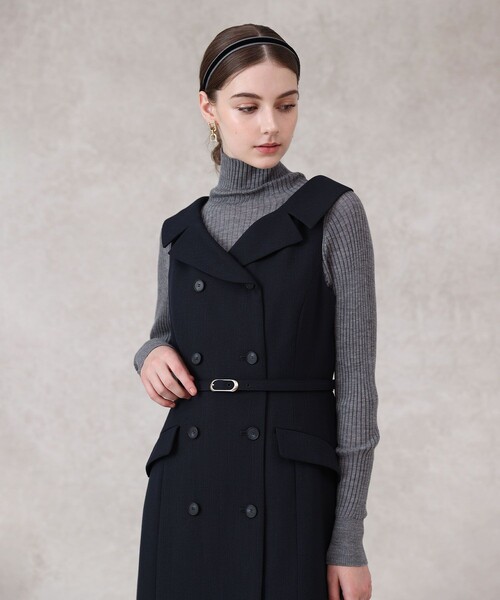 ポリツイルオフショルワンピース（ワンピース）｜ANAYI（アナイ）の