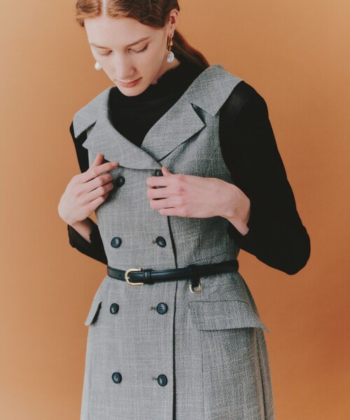 ポリツイルオフショルワンピース（ワンピース）｜ANAYI（アナイ）の