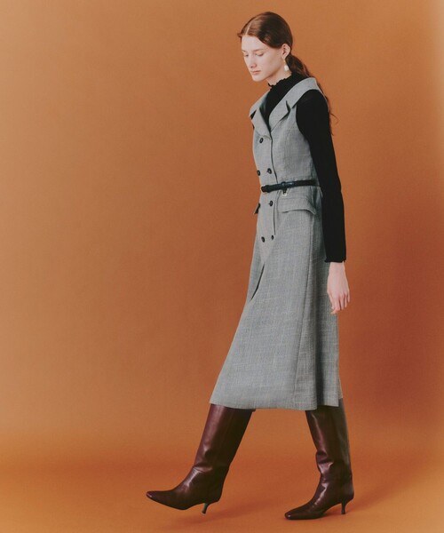 ポリツイルオフショルワンピース（ワンピース）｜ANAYI（アナイ）の