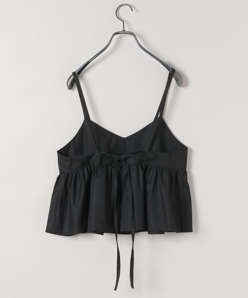 JEANASIS(ジーナシス)の「【SET UP対応】バックリボンギャザーキャミ/577307(その他トップス・レディース・ホワイト系その他/ネイビー系/ブラック・FREE)」の19枚目の写真