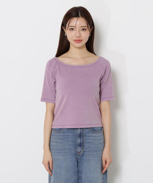 PROPORTION BODY DRESSING(プロポーションボディドレッシング)の「ピグメントリブカットソー / 1215260705(Tシャツ/カットソー・レディース・ブラック/ブルー/パープル・FREE)」の16枚目の写真