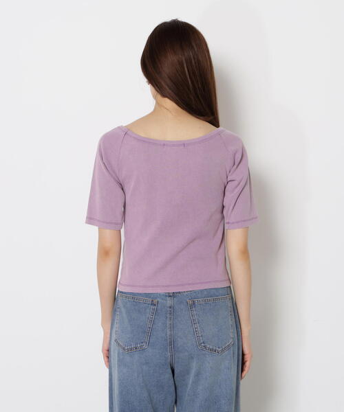 PROPORTION BODY DRESSING(プロポーションボディドレッシング)の「ピグメントリブカットソー / 1215260705(Tシャツ/カットソー・レディース・ブラック/ブルー/パープル・FREE)」の17枚目の写真