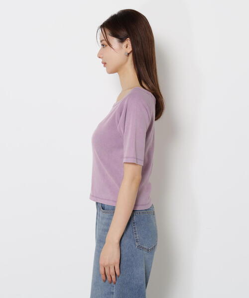 PROPORTION BODY DRESSING(プロポーションボディドレッシング)の「ピグメントリブカットソー / 1215260705(Tシャツ/カットソー・レディース・ブラック/ブルー/パープル・FREE)」の18枚目の写真