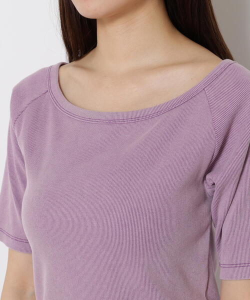 PROPORTION BODY DRESSING(プロポーションボディドレッシング)の「ピグメントリブカットソー / 1215260705(Tシャツ/カットソー・レディース・ブラック/ブルー/パープル・FREE)」の19枚目の写真