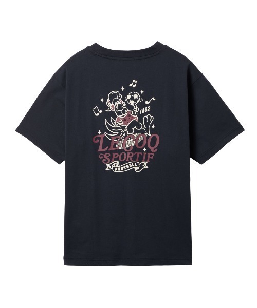 le coq sportif(ルコックスポルティフ)の「【ルコックスポルティフ】グラフィック吸汗半袖Tシャツ(Tシャツ/カットソー・メンズ・エメラルド/ホワイト/ネイビー/イエロー・M/L/XL/XXL/S)」の7枚目の写真