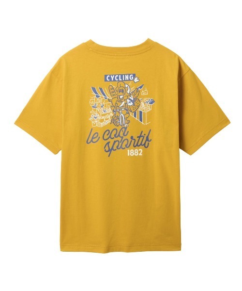 le coq sportif(ルコックスポルティフ)の「【ルコックスポルティフ】グラフィック吸汗半袖Tシャツ(Tシャツ/カットソー・メンズ・エメラルド/ホワイト/ネイビー/イエロー・M/L/XL/XXL/S)」の8枚目の写真