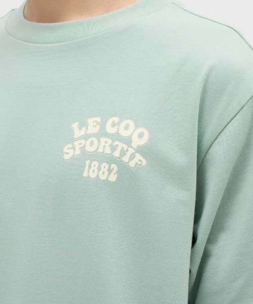 le coq sportif(ルコックスポルティフ)の「【ルコックスポルティフ】グラフィック吸汗半袖Tシャツ(Tシャツ/カットソー・メンズ・エメラルド/ホワイト/ネイビー/イエロー・M/L/XL/XXL/S)」の13枚目の写真