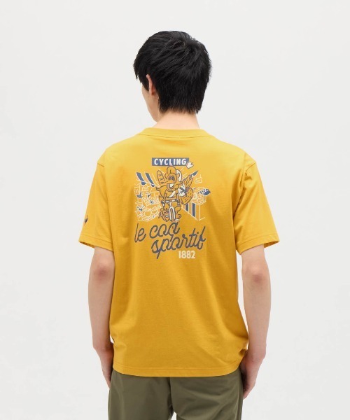 le coq sportif(ルコックスポルティフ)の「【ルコックスポルティフ】グラフィック吸汗半袖Tシャツ(Tシャツ/カットソー・メンズ・エメラルド/ホワイト/ネイビー/イエロー・M/L/XL/XXL/S)」の17枚目の写真