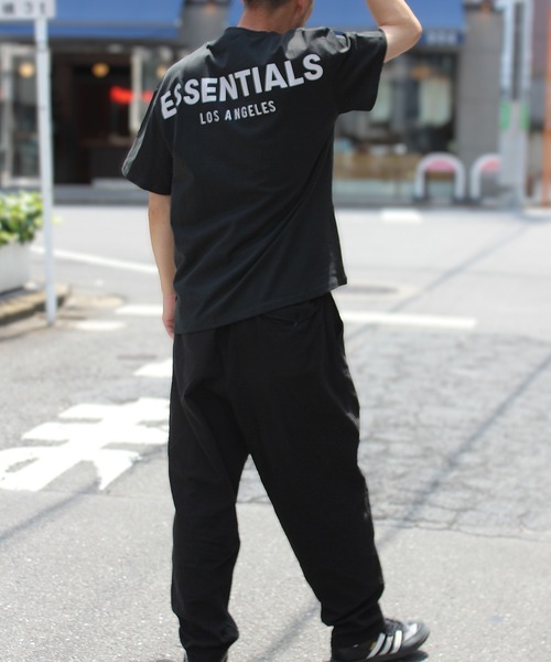ESSENTIALS エッセンシャルズ バックプリント ロゴ 半袖T 黒 XL セール】【FOG ESSENTIALS】エッセンシャルズ LOGO TEE ロゴ T