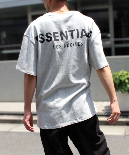 新作 エッセンシャルズ Essentials Tシャツ 半袖 バックプリント エッセンシャルズ Tシャツ 両面ロゴ Tシャツ バックプリント
