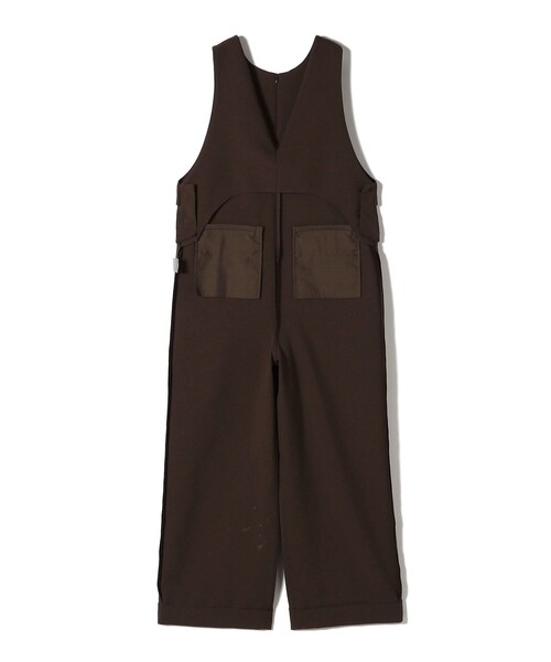 SHIPS（シップス）の「〈手洗い可能〉ハイカウント ダブルクロス オールインワン（つなぎ/オールインワン・レディース・ブラウン/ブラック・ONE SIZE）」の17枚目の写真