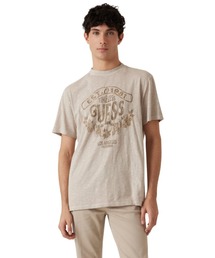 GUESS★UNISEX_フラワー レタリング 半袖Tシャツ_3色♪ LADIES S/Slv Tee Shirt 半袖 Tシャツ レディース | GUESS(ゲス