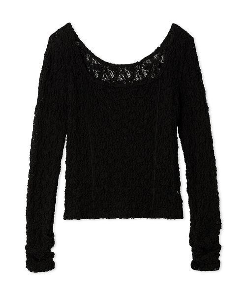 2wayスクエアネックレーストップス　FRAY I.D 2wayスクエアネックレーストップス（Tシャツ/カットソー）｜FRAY I.D