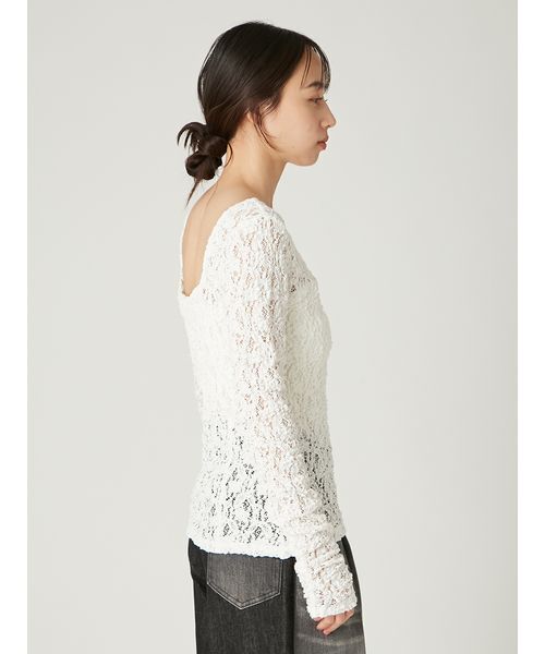 セール】2wayスクエアネックレーストップス（Tシャツ/カットソー