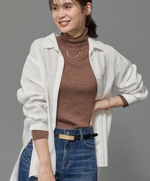 INDIVI | 【体型カバー／清涼感】シアーオーバーシャツ(シャツ/ブラウス)