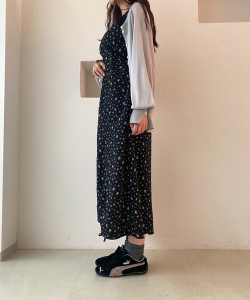 セール】flower lace cami onepiece / フラワーレースキャミワンピース