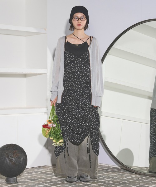 セール】flower lace cami onepiece / フラワーレースキャミワンピース