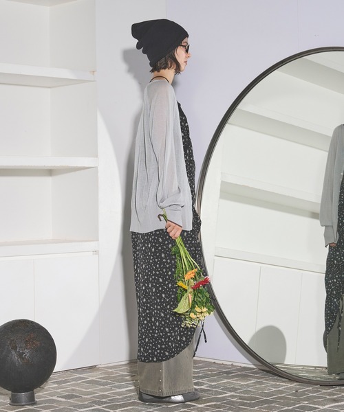 loin nuit（ロワンニュイ）の「flower lace cami onepiece / フラワーレースキャミワンピース（ワンピース・レディース・ブラック/ピンク・FREE）」の18枚目の写真