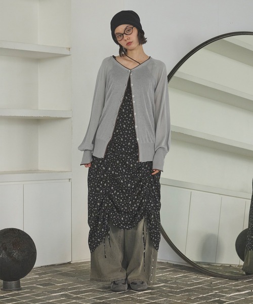 loin nuit（ロワンニュイ）の「flower lace cami onepiece / フラワーレースキャミワンピース（ワンピース・レディース・ブラック/ピンク・FREE）」の22枚目の写真