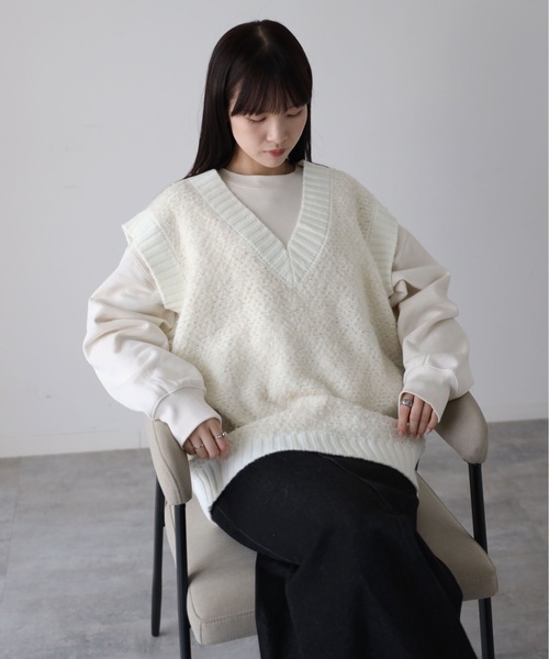 model：164cm. 着用サイズ：FREE