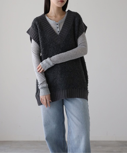 model：164cm. 着用サイズ：FREE