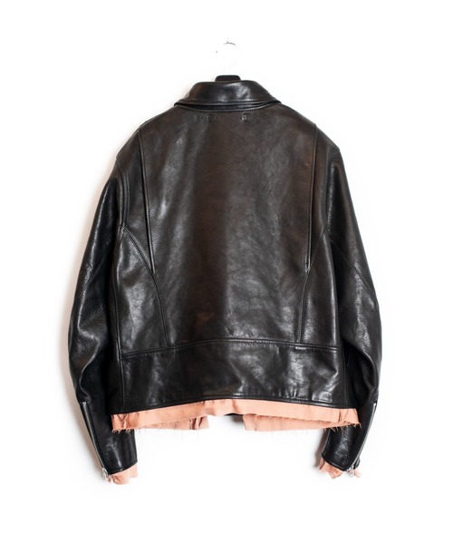 SEVESKIG（セヴシグ）の「SEVESKIG/セブシグ/DOUBLE RIDERS_LT-SV-NRS-1002（ライダースジャケット・メンズ・ブラック・SMALL/MEDIUM/LARGE/X-LARGE）」の3枚目の写真