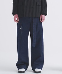 CULLNI（クルニ）ウォッシャブル ワイドパンツ 30%OFF【CULLNI(クルニ)】Wool Gaberdine 1Tuck Wide Pant